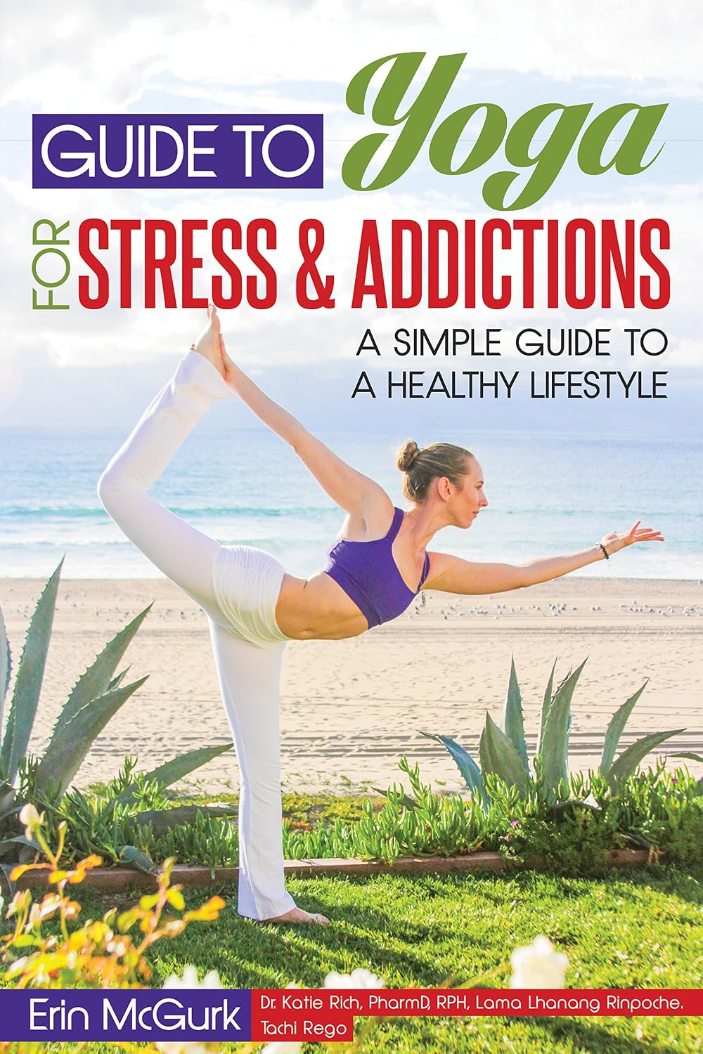 Guide to Yoga for Stress and Addictions by Erin McGurk — book cover